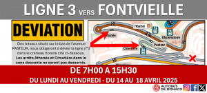 DEVIATION LIGNE 3 - TRAVAUX AVENUE PASTEUR