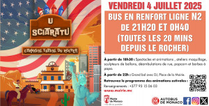 U SCIARATU, desserte ligne N2 renforcée jusqu'à 00h40